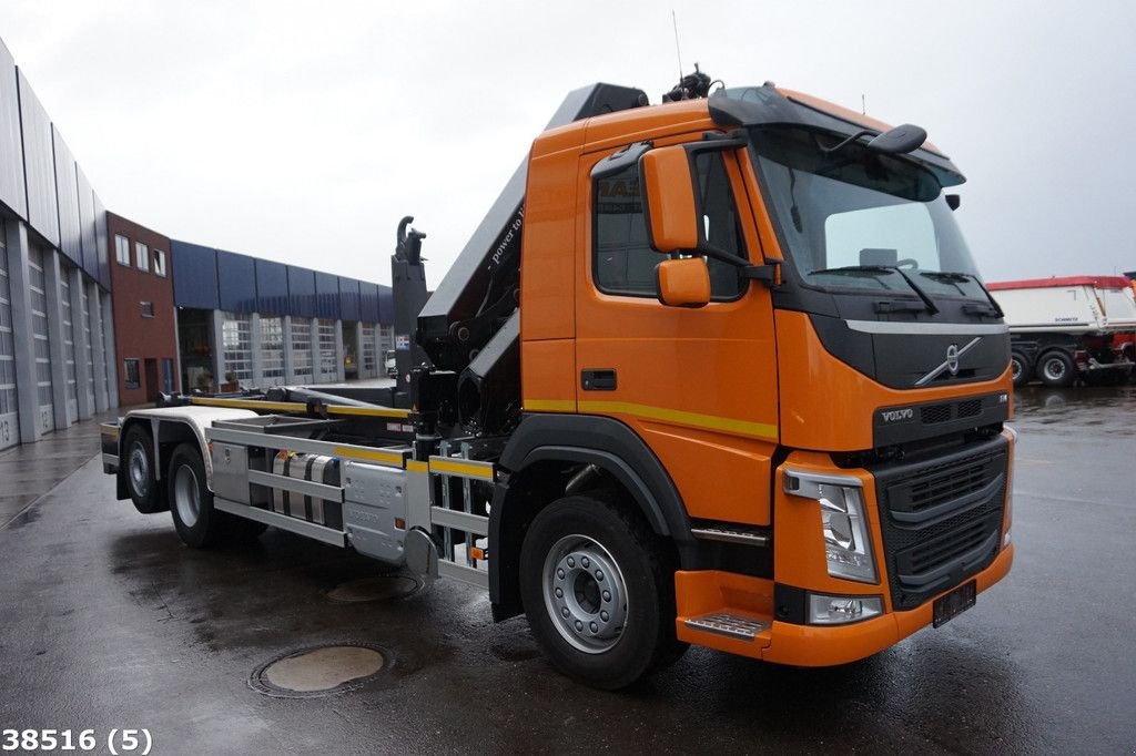 Abrollcontainer des Typs Volvo FM 410 HMF 21 Tonmeter laadkraan, Gebrauchtmaschine in ANDELST (Bild 5)