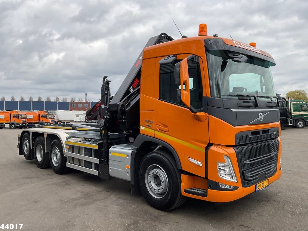 Abrollcontainer του τύπου Volvo FM 420 8x2 Hiab 25 Tonmeter laadkraan + Welvaarts weighing syste, Gebrauchtmaschine σε ANDELST (Φωτογραφία 3)