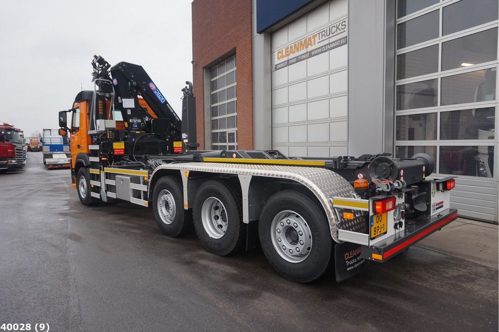 Abrollcontainer Türe ait Volvo FM 420 8x2 HMF 28 ton/meter laadkraan, Gebrauchtmaschine içinde ANDELST (resim 3)