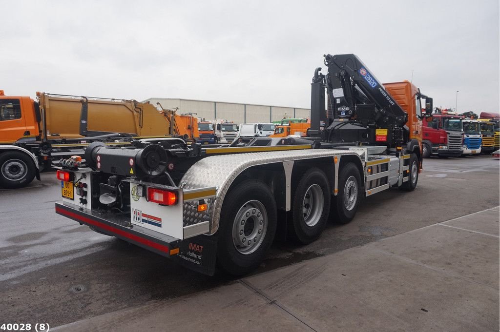 Abrollcontainer a típus Volvo FM 420 8x2 HMF 28 ton/meter laadkraan, Gebrauchtmaschine ekkor: ANDELST (Kép 4)