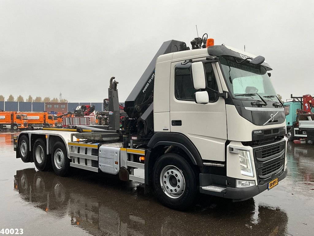 Abrollcontainer des Typs Volvo FM 420 8x2 HMF 28 Tonmeter laadkraan Just 85.125 km!, Gebrauchtmaschine in ANDELST (Bild 7)