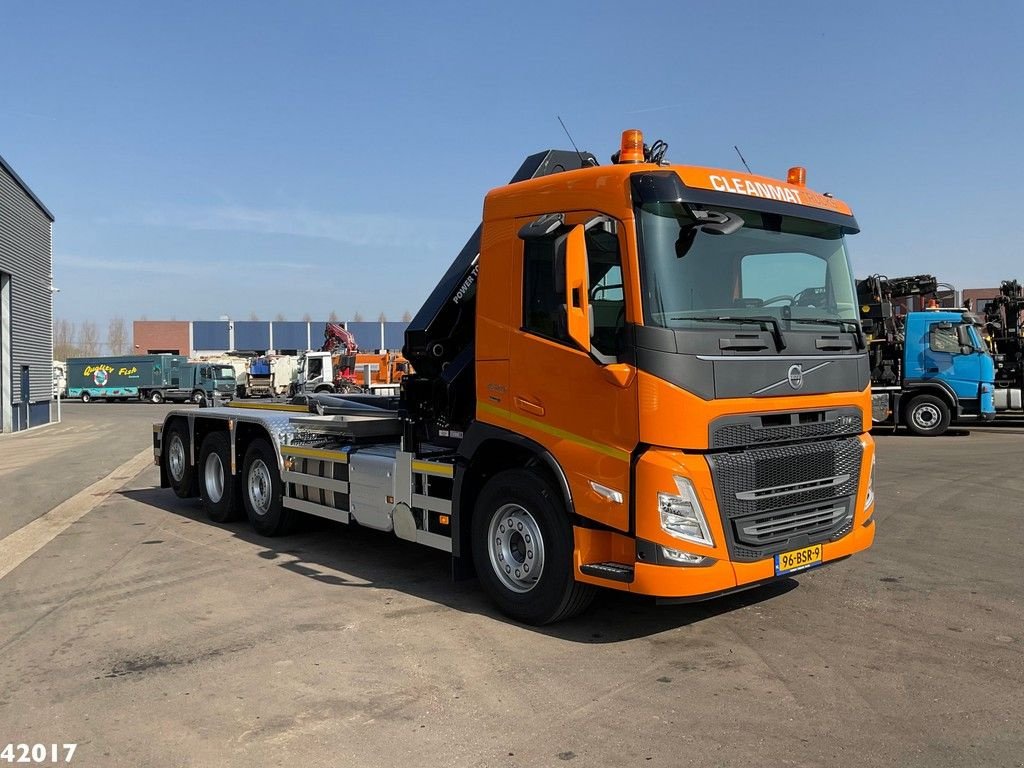 Abrollcontainer van het type Volvo FM 420 8x2 HMF 28 Tonmeter laadkraan, Gebrauchtmaschine in ANDELST (Foto 5)