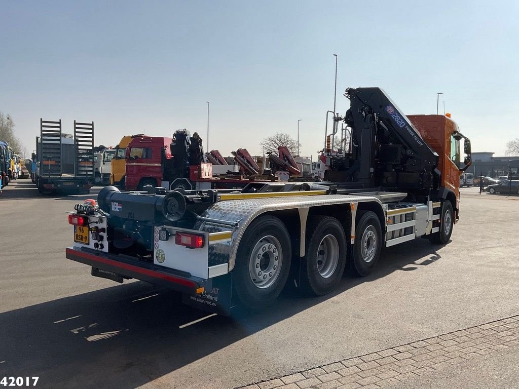 Abrollcontainer van het type Volvo FM 420 8x2 HMF 28 Tonmeter laadkraan, Gebrauchtmaschine in ANDELST (Foto 4)