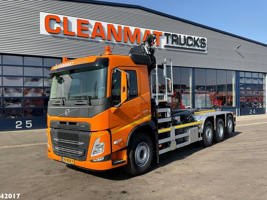 Abrollcontainer Türe ait Volvo FM 420 8x2 HMF 28 Tonmeter laadkraan, Gebrauchtmaschine içinde ANDELST (resim 7)