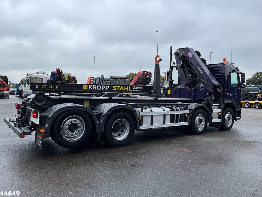 Abrollcontainer van het type Volvo FM 420 Euro 5 HMF 30 Tonmeter laadkraan, Gebrauchtmaschine in ANDELST (Foto 4)