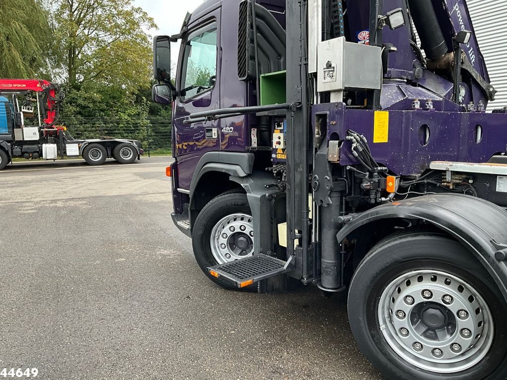 Abrollcontainer Türe ait Volvo FM 420 Euro 5 HMF 30 Tonmeter laadkraan, Gebrauchtmaschine içinde ANDELST (resim 9)