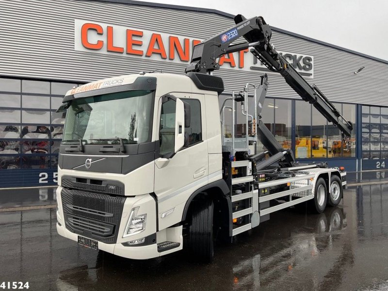 Abrollcontainer typu Volvo FM 430 HMF 23 ton/meter laadkraan + Welvaarts Weighing system, Gebrauchtmaschine v ANDELST (Obrázok 1)