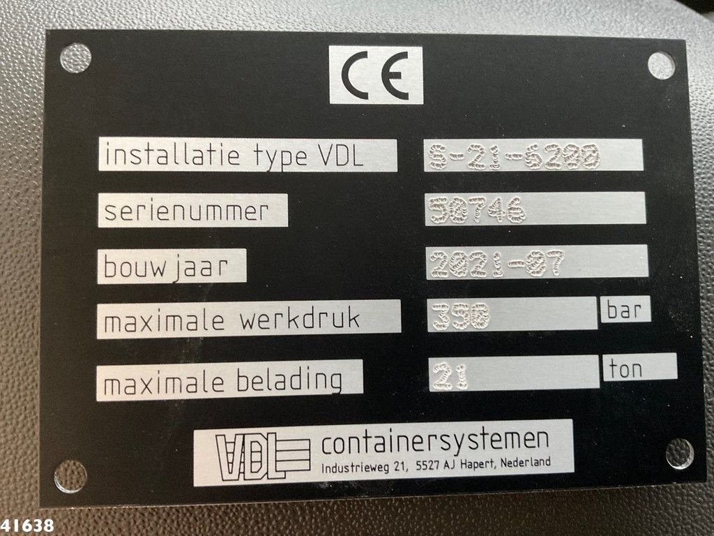 Abrollcontainer Türe ait Volvo FM 430 HMF 23 ton/meter laadkraan, Gebrauchtmaschine içinde ANDELST (resim 11)