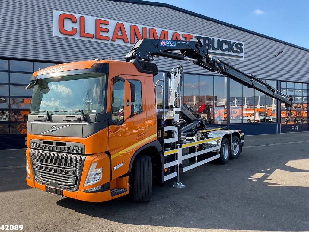 Abrollcontainer typu Volvo FM 430 HMF 23 ton/meter laadkraan, Gebrauchtmaschine w ANDELST (Zdjęcie 1)