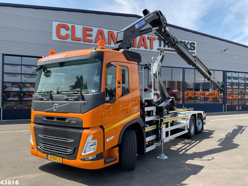 Abrollcontainer typu Volvo FM 430 HMF 23 Tonmeter laadkraan, Gebrauchtmaschine w ANDELST (Zdjęcie 1)