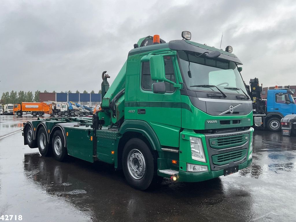 Abrollcontainer tip Volvo FM 460 8x2 Tridem Euro 6 Hiab 21 Tonmeter laadkraan, Gebrauchtmaschine in ANDELST (Poză 3)