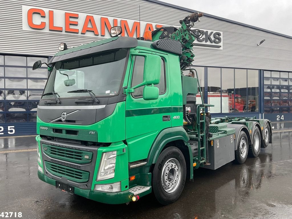 Abrollcontainer van het type Volvo FM 460 8x2 Tridem Euro 6 Hiab 21 Tonmeter laadkraan, Gebrauchtmaschine in ANDELST (Foto 2)