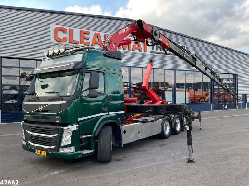 Abrollcontainer du type Volvo FM 460 8x4 TRIDEM Euro 6 32 Tonmeter laadkraan, Gebrauchtmaschine en ANDELST (Photo 1)