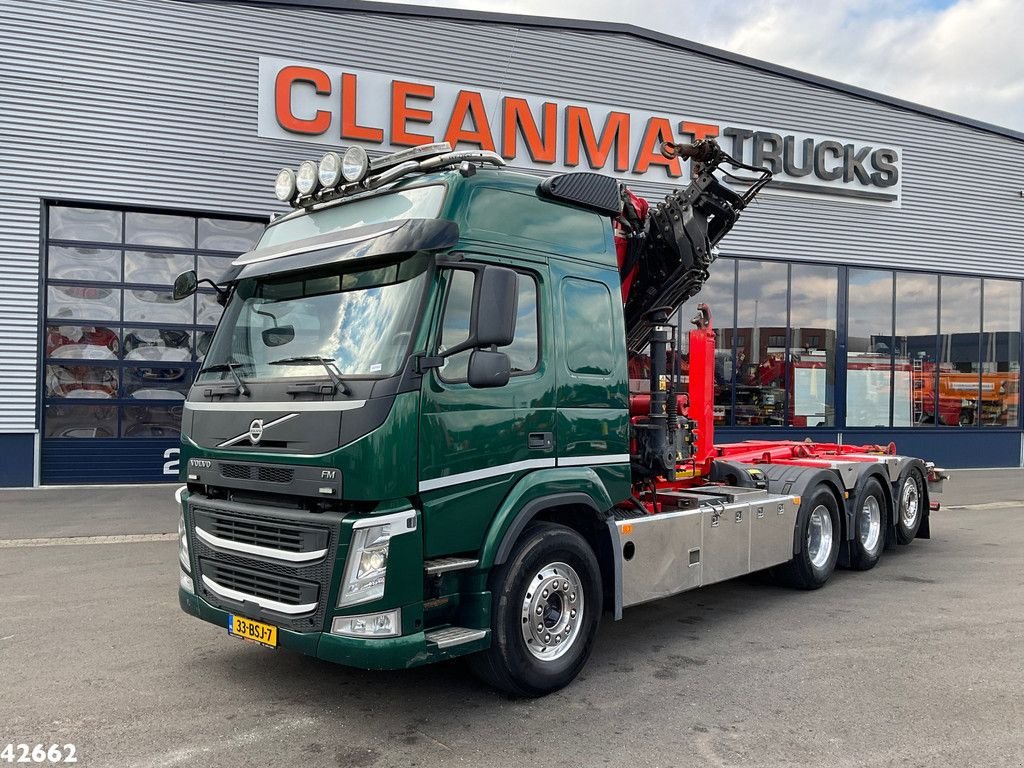 Abrollcontainer a típus Volvo FM 460 8x4 TRIDEM Euro 6 32 Tonmeter laadkraan, Gebrauchtmaschine ekkor: ANDELST (Kép 7)