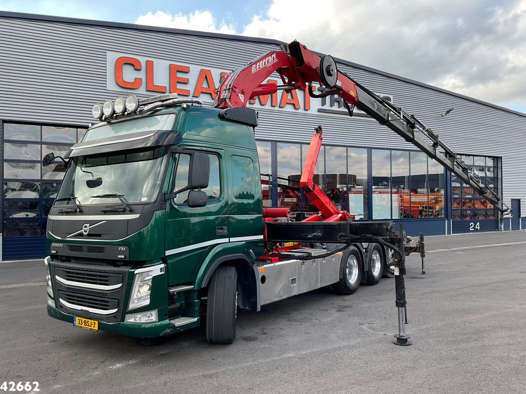 Abrollcontainer of the type Volvo FM 460 8x4 TRIDEM Euro 6 32 Tonmeter laadkraan, Gebrauchtmaschine in ANDELST (Picture 1)