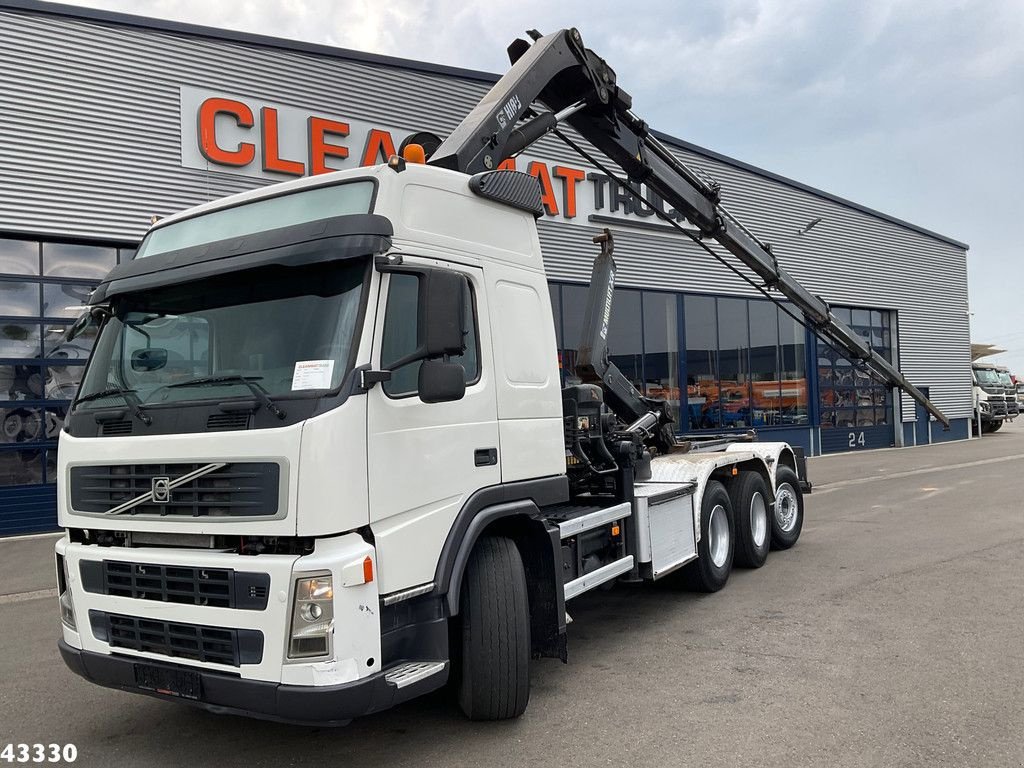 Abrollcontainer des Typs Volvo FM 480 8x4 Hiab 28 Tonmeter laadkraan, Gebrauchtmaschine in ANDELST (Bild 1)