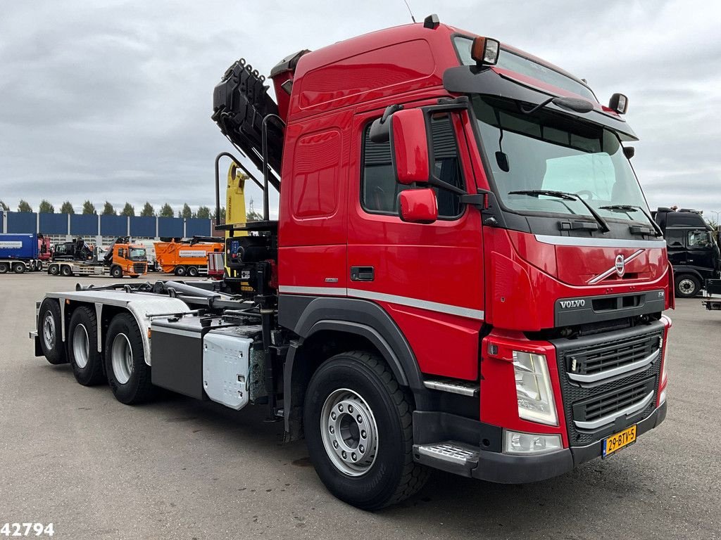 Abrollcontainer tip Volvo FM 500 Euro 6 HMF 26 Tonmeter laadkraan + Palfinger 20 Ton haaka, Gebrauchtmaschine in ANDELST (Poză 3)