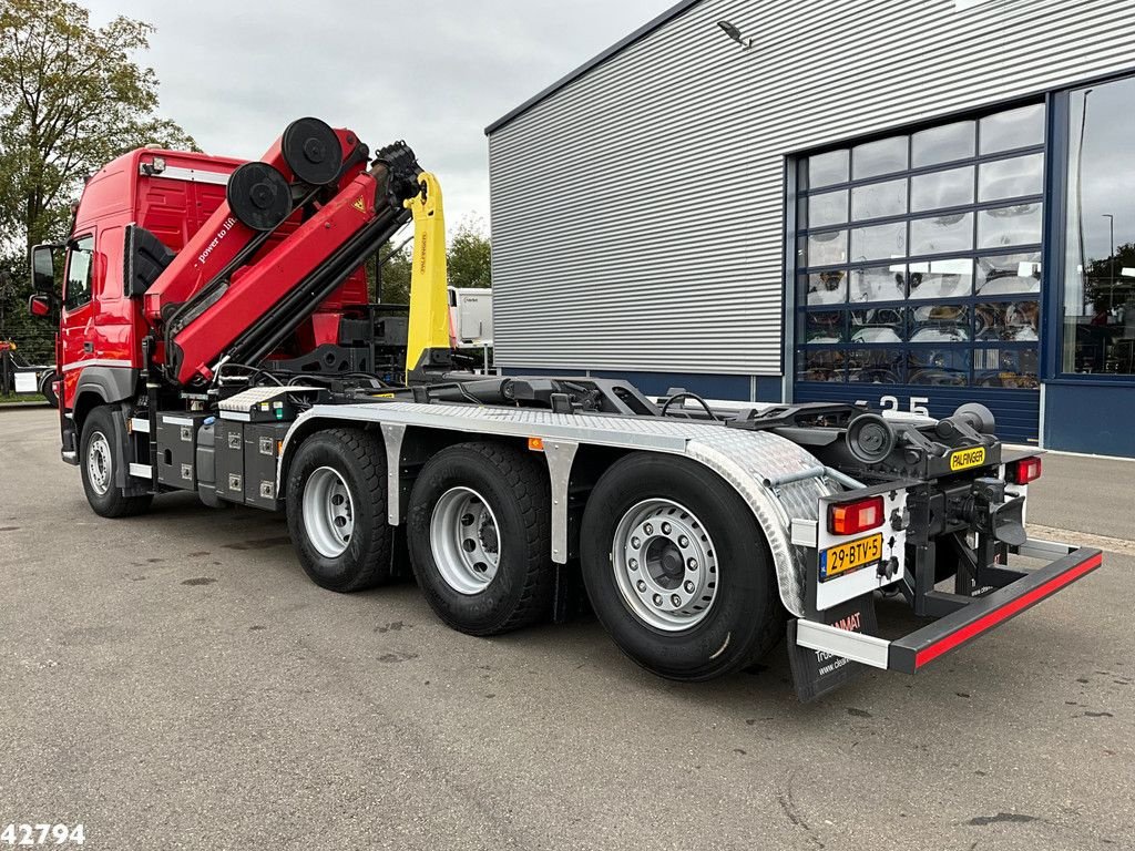 Abrollcontainer typu Volvo FM 500 Euro 6 HMF 26 Tonmeter laadkraan + Palfinger 20 Ton haaka, Gebrauchtmaschine v ANDELST (Obrázek 4)