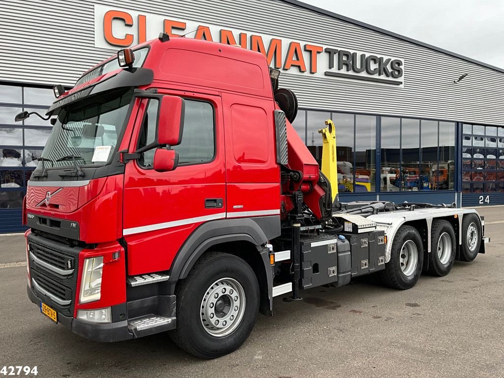 Abrollcontainer des Typs Volvo FM 500 Euro 6 HMF 26 Tonmeter laadkraan + Palfinger 20 Ton haaka, Gebrauchtmaschine in ANDELST (Bild 2)