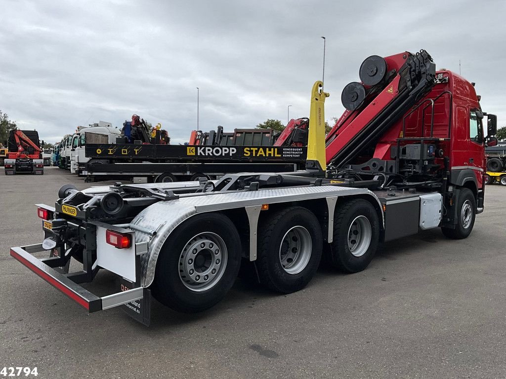 Abrollcontainer typu Volvo FM 500 Euro 6 HMF 26 Tonmeter laadkraan + Palfinger 20 Ton haaka, Gebrauchtmaschine v ANDELST (Obrázok 5)