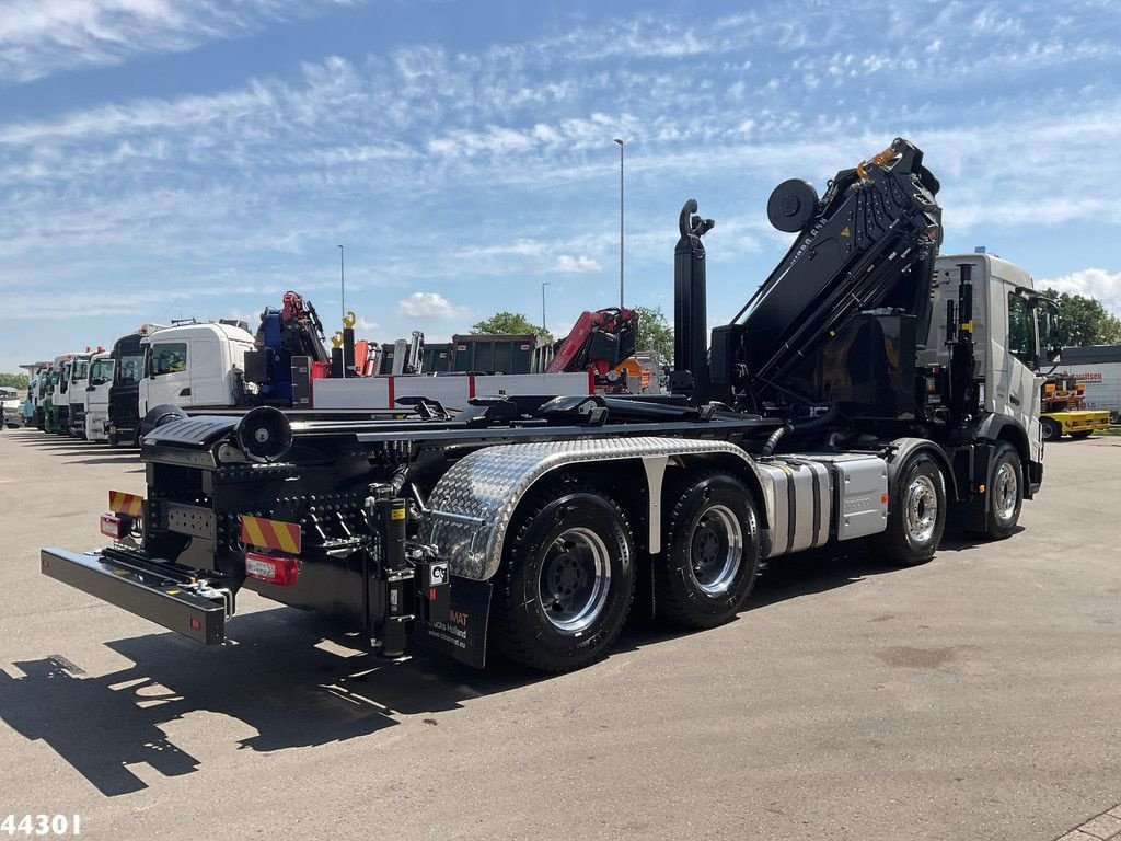 Abrollcontainer des Typs Volvo FMX 500 8x4 Euro 6 Hiab 65 Tonmeter laadkraan + Multilift 25 Ton, Neumaschine in ANDELST (Bild 4)