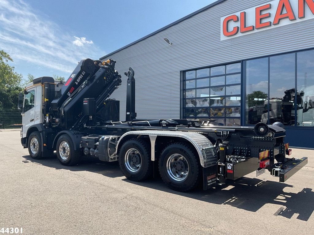 Abrollcontainer van het type Volvo FMX 500 8x4 Euro 6 Hiab 65 Tonmeter laadkraan + Multilift 25 Ton, Neumaschine in ANDELST (Foto 2)