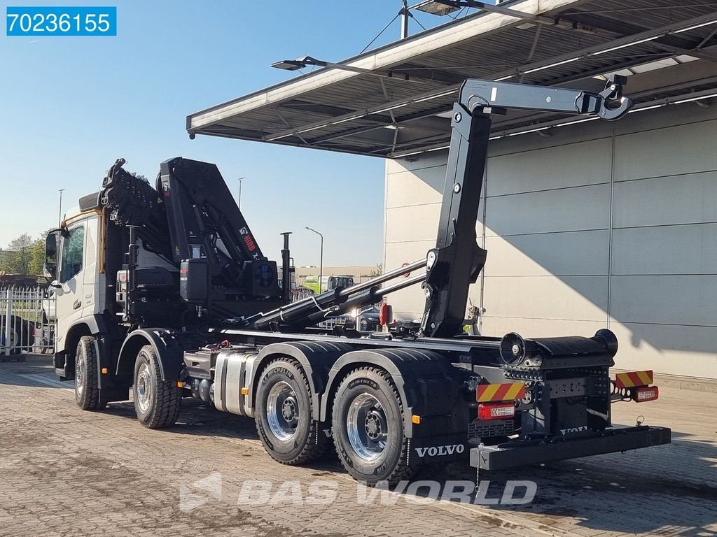 Abrollcontainer typu Volvo FMX 500 8X4 HIAB X-HiDuo 228 E-6 Kran + 25t Hooklift Euro 6, Neumaschine w Veghel (Zdjęcie 8)