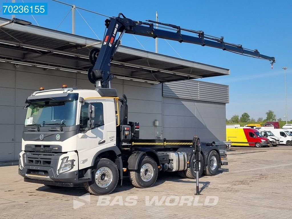 Abrollcontainer типа Volvo FMX 500 8X4 HIAB X-HiDuo 228 E-6 Kran + 25t Hooklift Euro 6, Neumaschine в Veghel (Фотография 2)