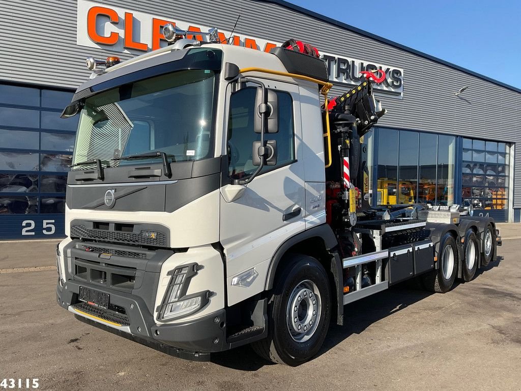 Abrollcontainer of the type Volvo FMX 500 8x4 Tridem Fassi 27 Tonmeter laadkraan NEW AND UNUSED!, Neumaschine in ANDELST (Picture 2)