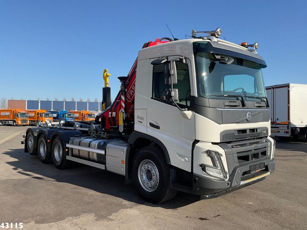 Abrollcontainer typu Volvo FMX 500 8x4 Tridem Fassi 27 Tonmeter laadkraan NEW AND UNUSED!, Neumaschine v ANDELST (Obrázok 3)