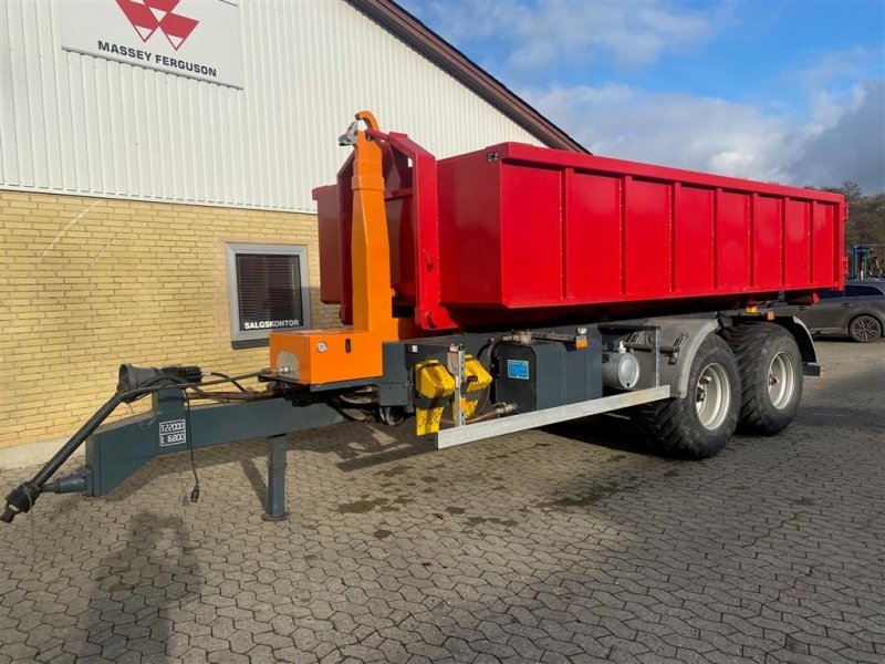 Abschiebewagen typu AS Trailers GCT-W-18 kroghejsevogn 18 tons m/5m SJ containerkasse, Gebrauchtmaschine w Ringe