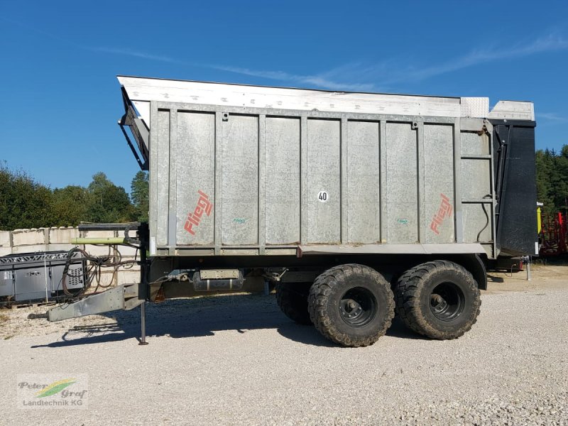 Abschiebewagen tip Fliegl ASW 258 Wechselfahrgestell, Gebrauchtmaschine in Pegnitz-Bronn