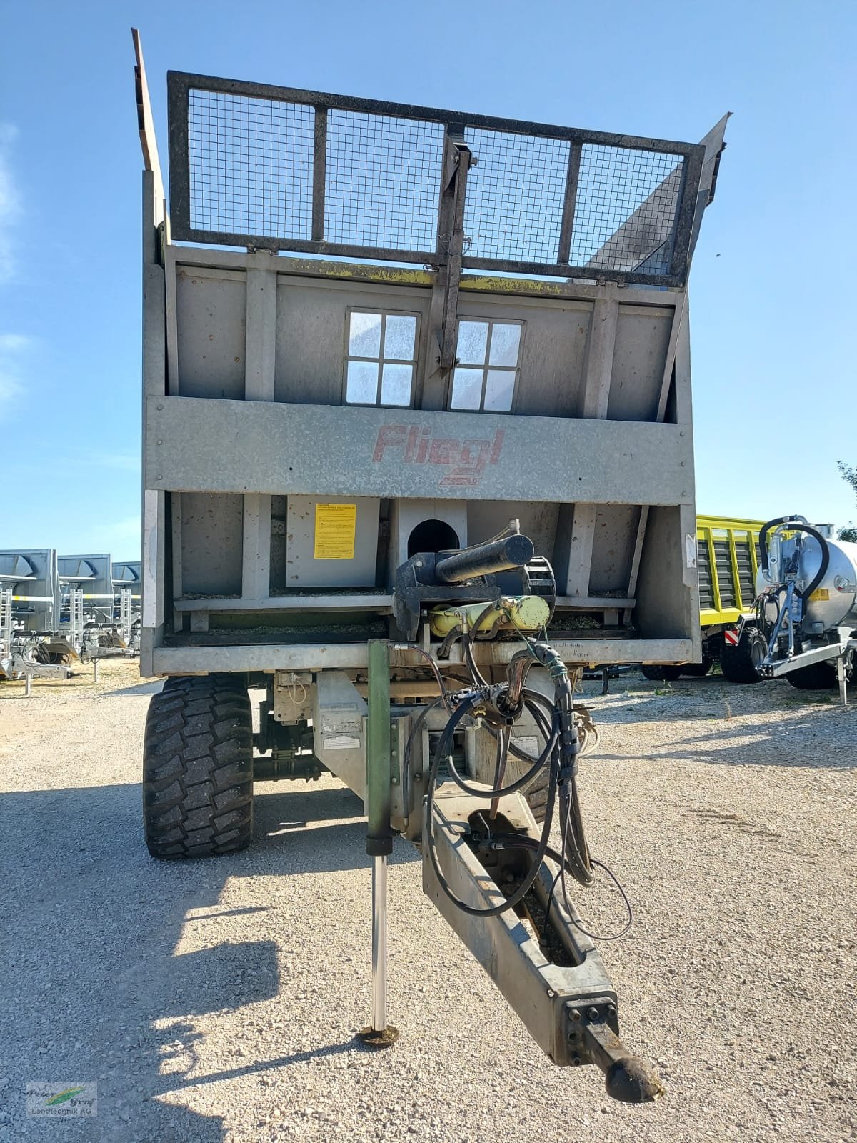 Abschiebewagen типа Fliegl ASW 258 Wechselfahrgestell, Gebrauchtmaschine в Pegnitz-Bronn (Фотография 3)