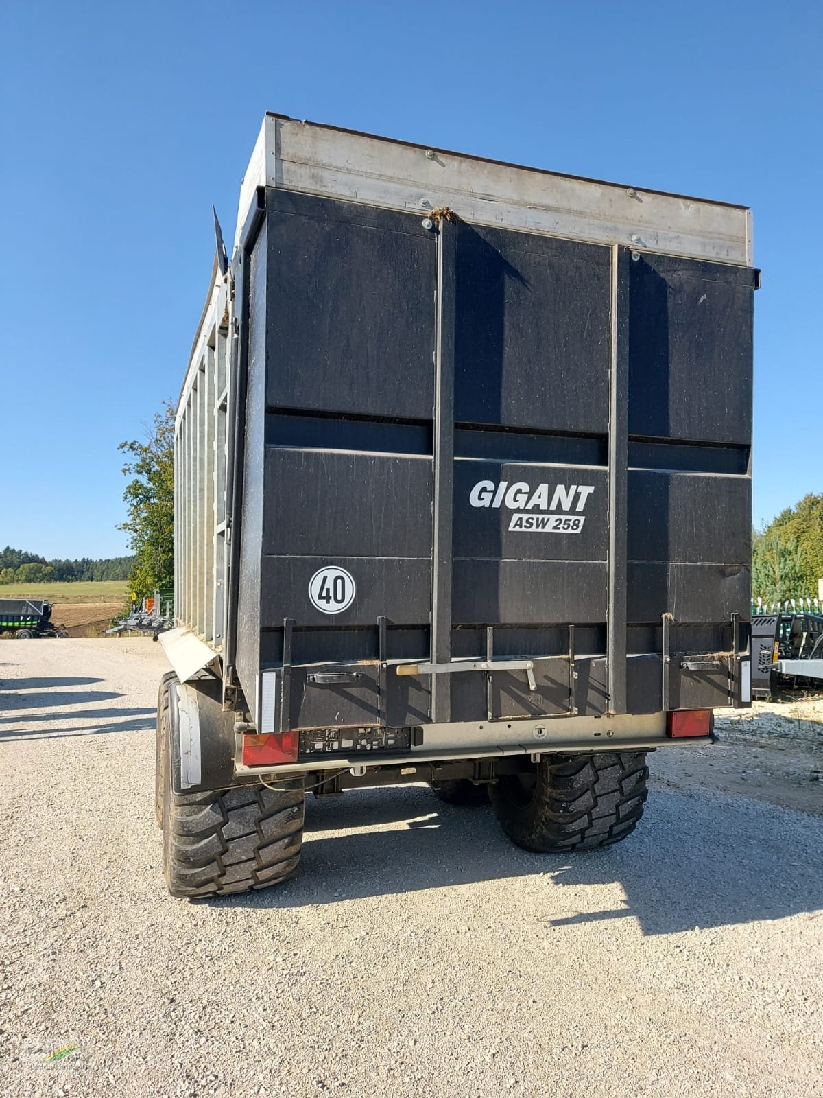 Abschiebewagen Türe ait Fliegl ASW 258 Wechselfahrgestell, Gebrauchtmaschine içinde Pegnitz-Bronn (resim 4)