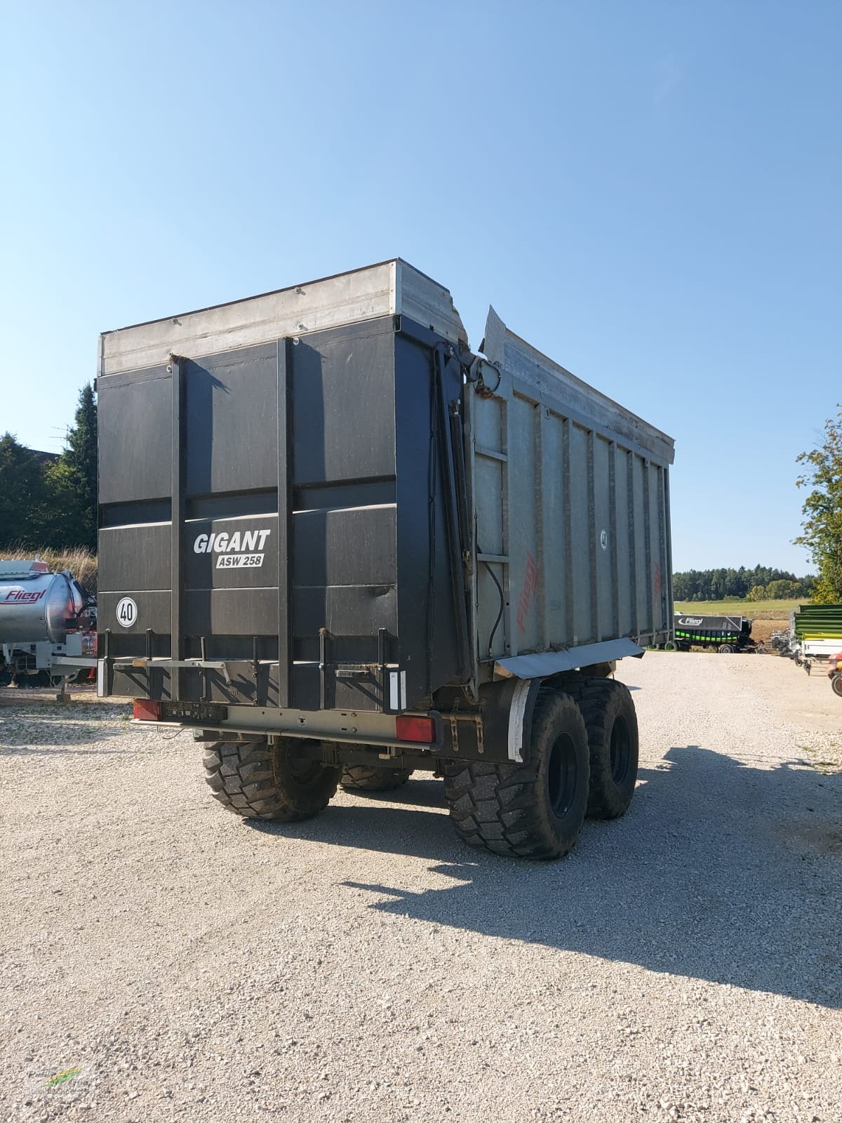 Abschiebewagen van het type Fliegl ASW 258 Wechselfahrgestell, Gebrauchtmaschine in Pegnitz-Bronn (Foto 7)