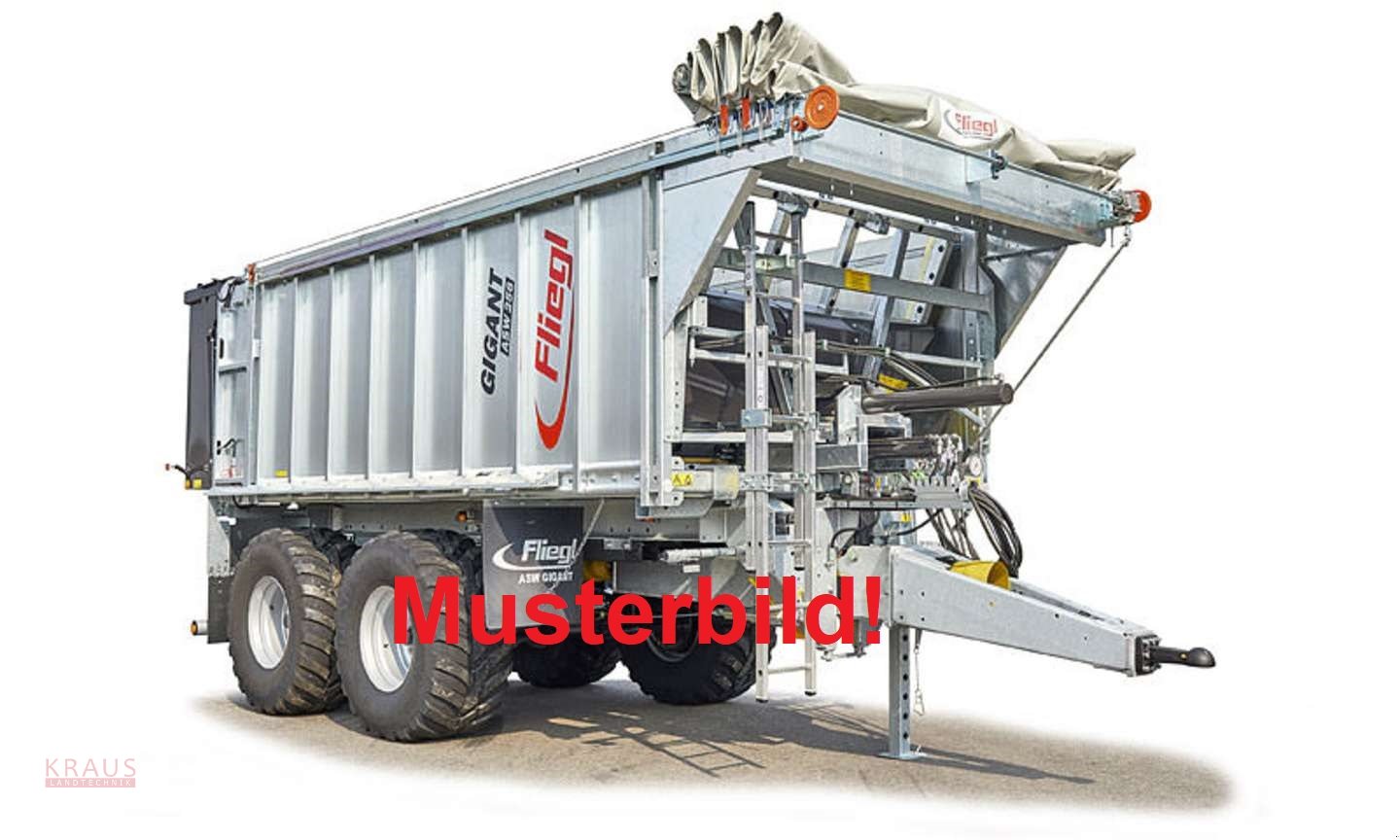 Abschiebewagen del tipo Fliegl ASW 261 Fox, Neumaschine en Geiersthal (Imagen 1)