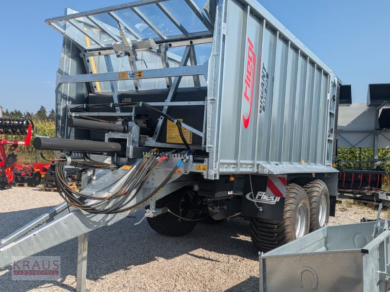 Abschiebewagen van het type Fliegl ASW 261 Fox, Neumaschine in Geiersthal