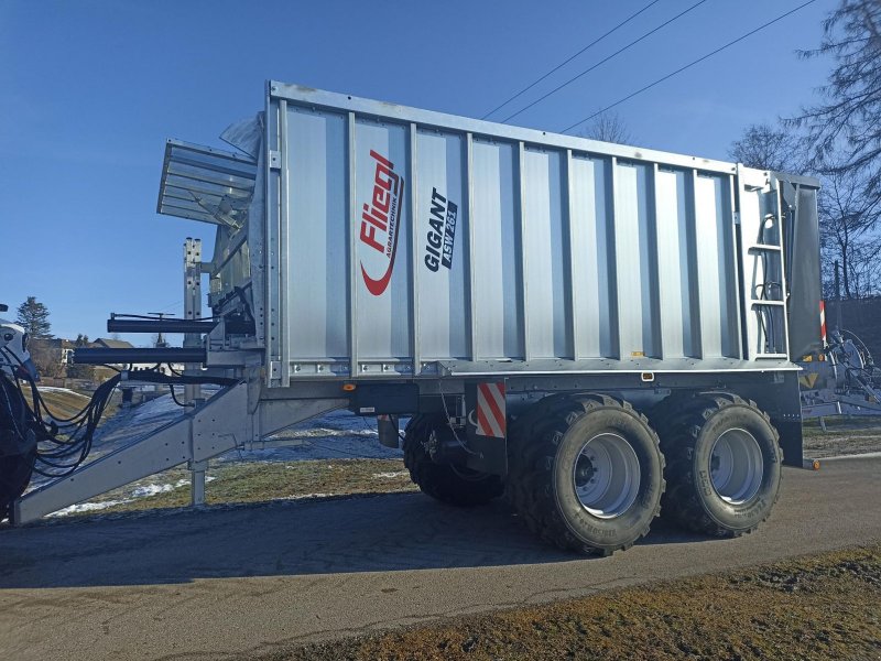 Abschiebewagen van het type Fliegl ASW 261 Vollausstattung, Vorführmaschine in Grünbach (Foto 1)