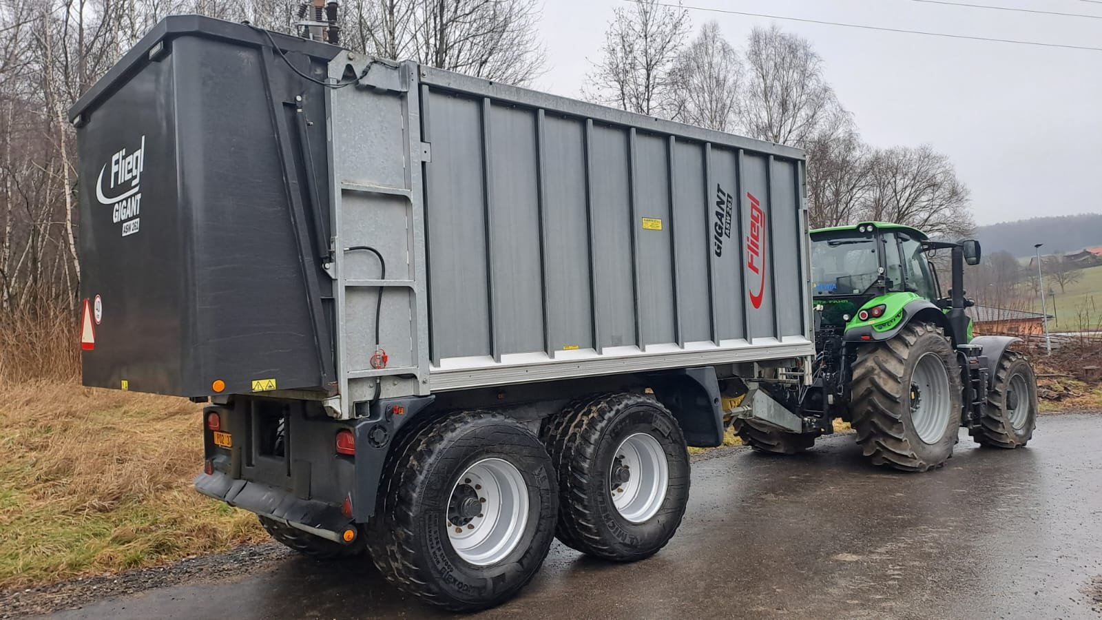 Abschiebewagen des Typs Fliegl ASW 261, Gebrauchtmaschine in Česká Kubice (Bild 1)