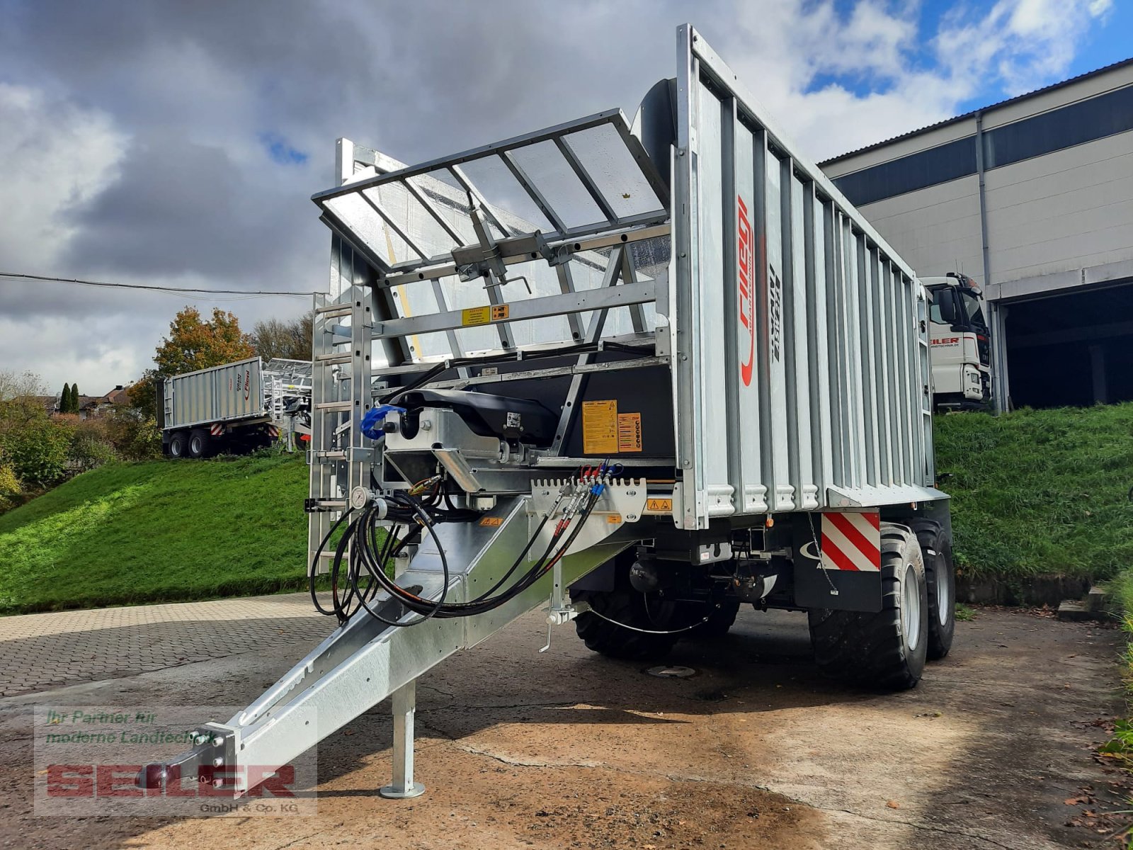 Abschiebewagen typu Fliegl ASW 271 C FOX 40m³ Franken-Renner, Neumaschine v Ansbach (Obrázek 2)