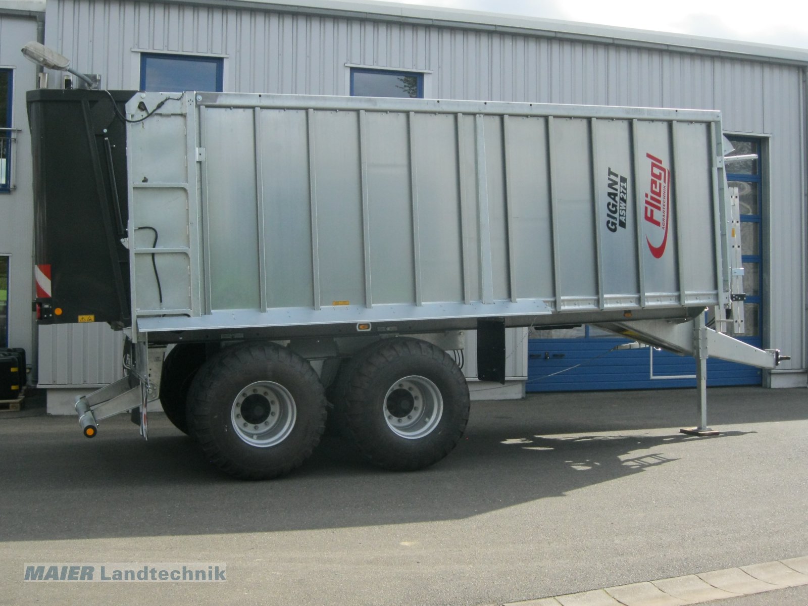 Abschiebewagen van het type Fliegl ASW 271 Compacht, Neumaschine in Dieterskirchen (Foto 3)