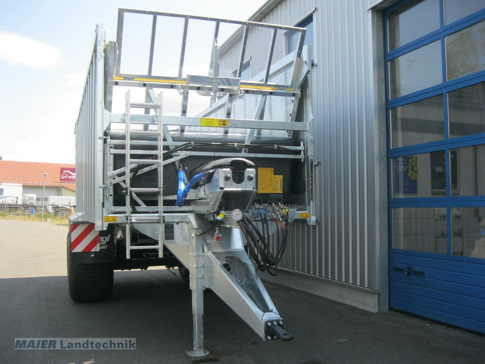 Abschiebewagen del tipo Fliegl ASW 271 Compact FOX, Neumaschine en Dieterskirchen (Imagen 3)