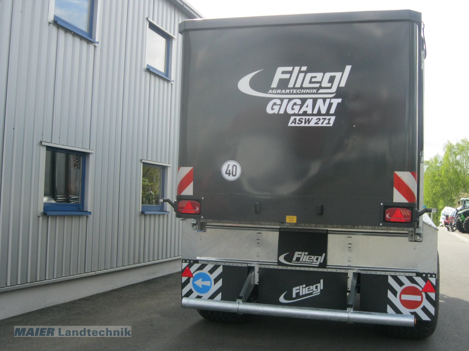 Abschiebewagen del tipo Fliegl ASW 271 Compact FOX, Neumaschine en Dieterskirchen (Imagen 5)