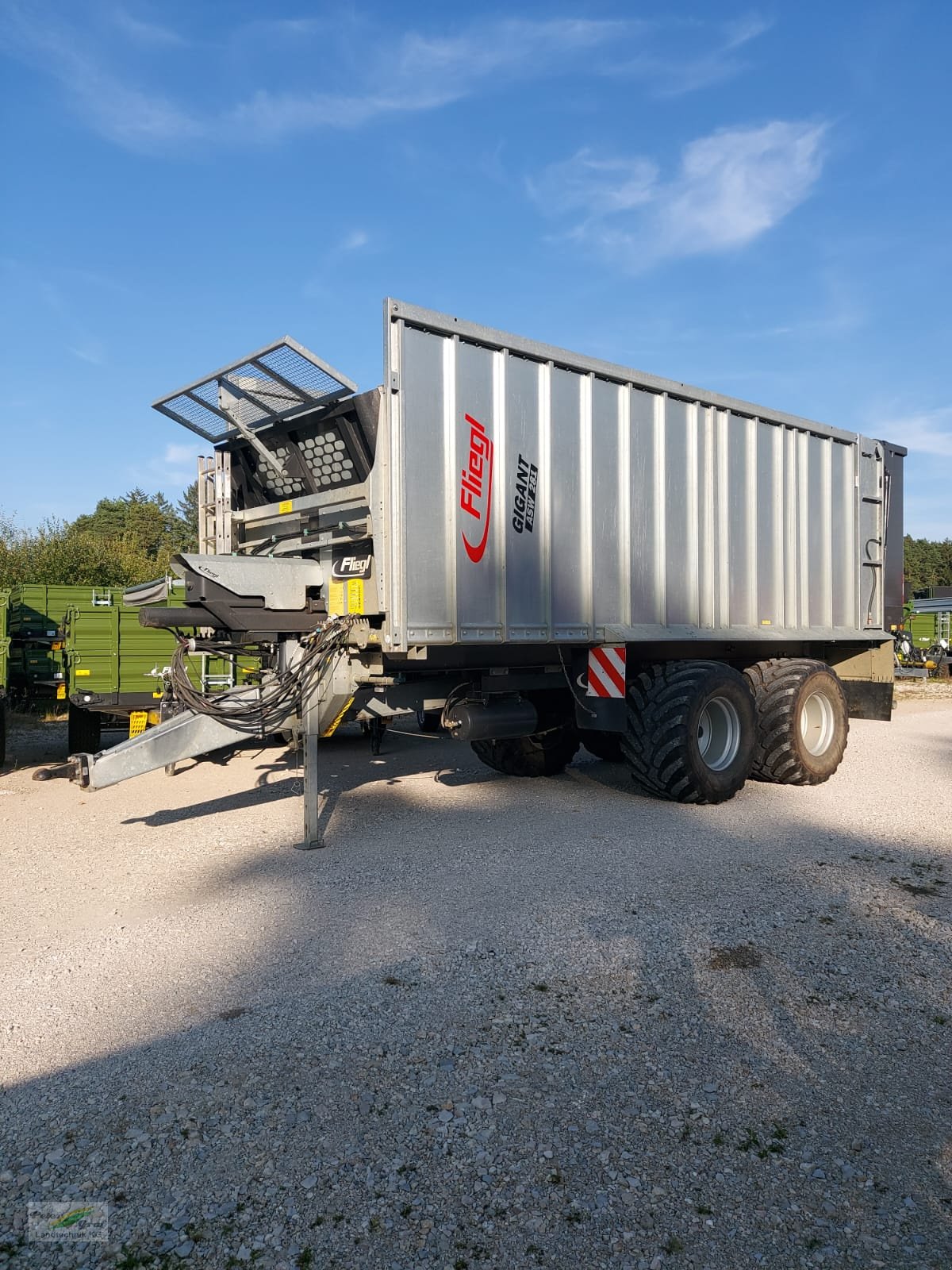 Abschiebewagen от тип Fliegl ASW 281 Gigant  45m3, Gebrauchtmaschine в Pegnitz-Bronn (Снимка 1)