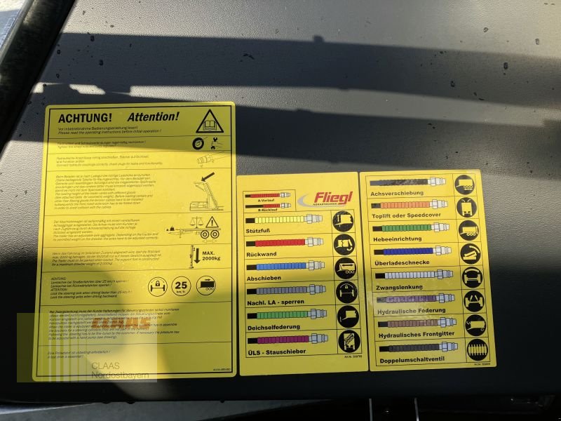 Abschiebewagen van het type Fliegl ASW 281 TAURUS ! REDUZIERT !, Neumaschine in Birgland (Foto 29)