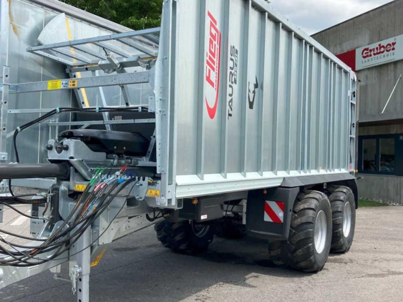 Abschiebewagen del tipo Fliegl ASW 281 Taurus, Neumaschine en Ampfing (Imagen 1)