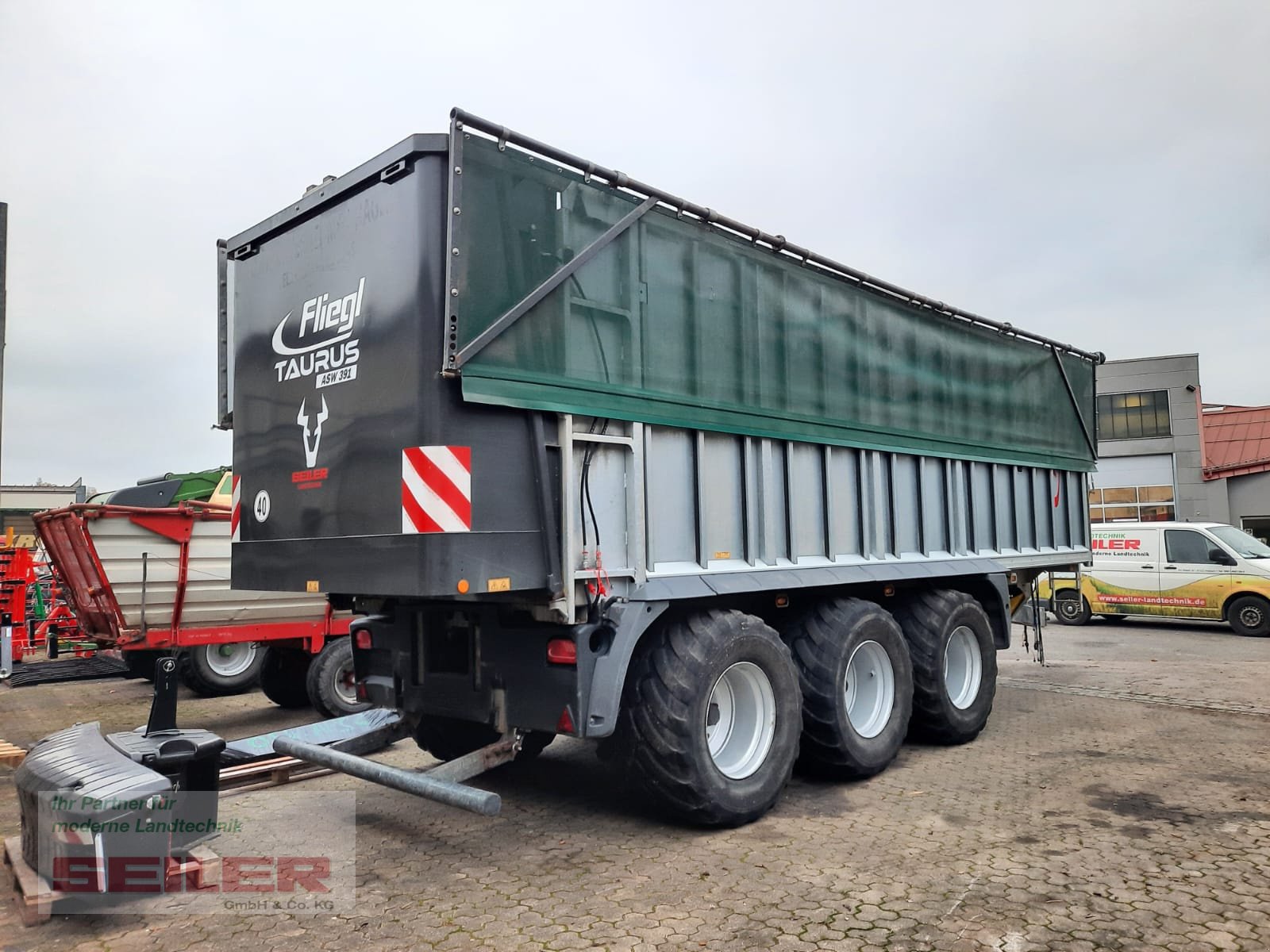 Abschiebewagen tipa Fliegl ASW 391 TAURUS FOX Tridem 50m³, Gebrauchtmaschine u Ansbach (Slika 4)