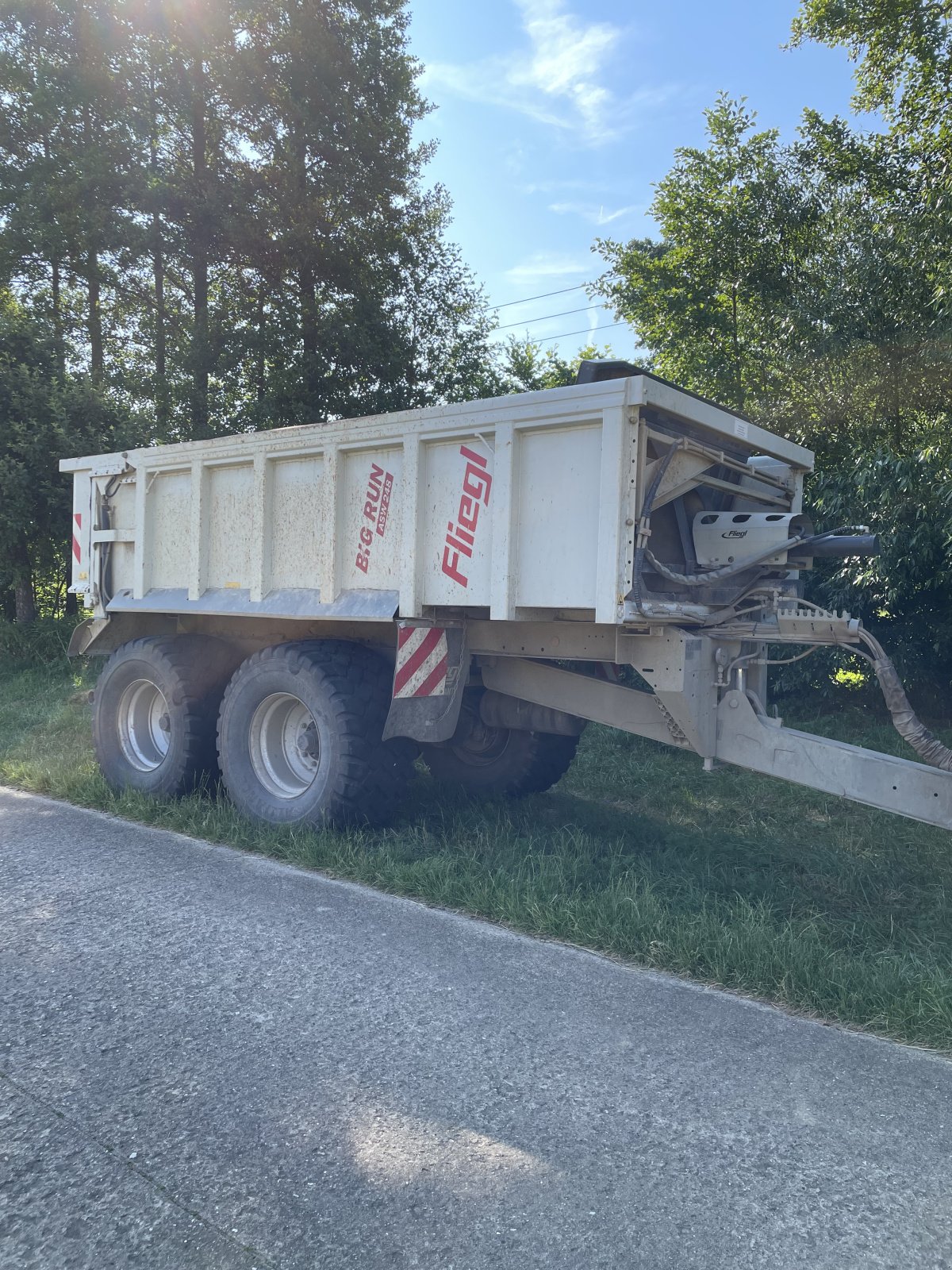 Abschiebewagen Türe ait Fliegl Big Run ASW 248, Gebrauchtmaschine içinde Wipfeld (resim 1)