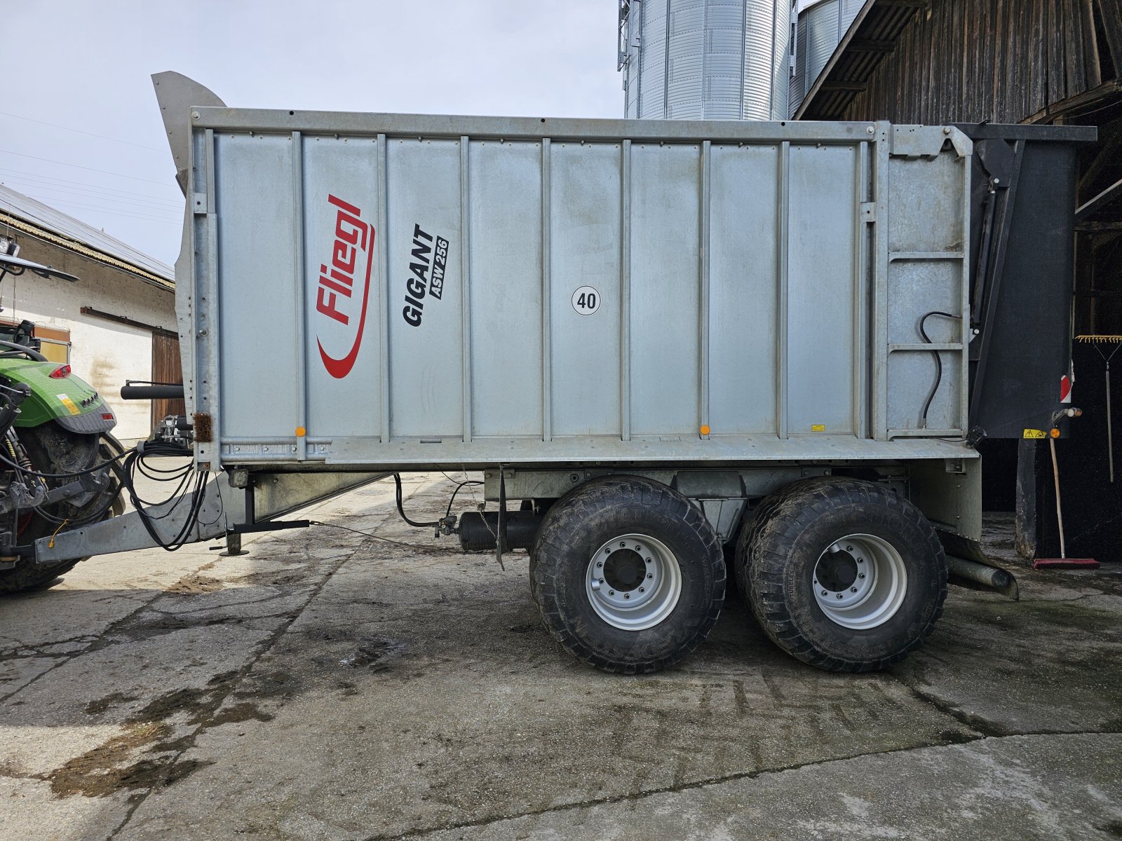 Abschiebewagen типа Fliegl Gigant ASW 256, Gebrauchtmaschine в Bad Birnbach (Фотография 1)