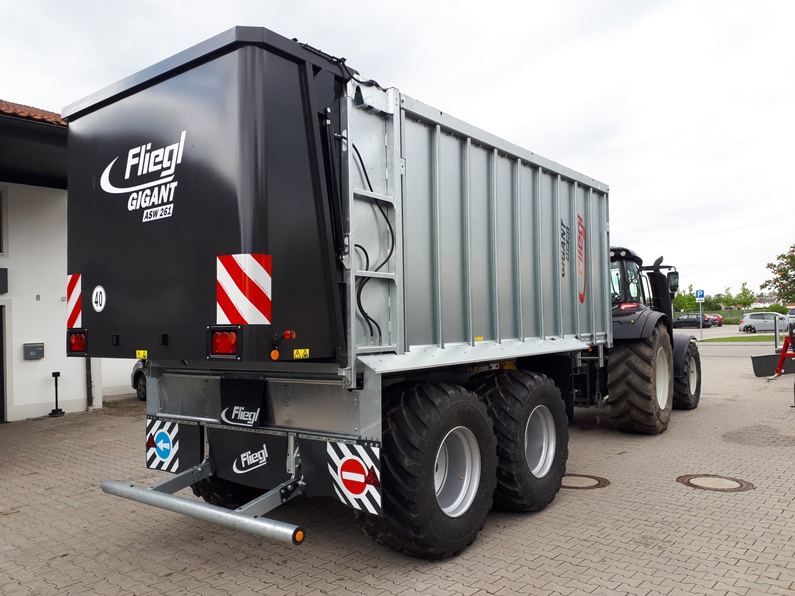 Abschiebewagen типа Fliegl Gigant ASW 261, Neumaschine в Deggendorf (Фотография 3)